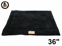 Ellie-Bo Black Sherpa Fleece Cage Mat to fit Ellie-Bo 36 inch Dog Cage